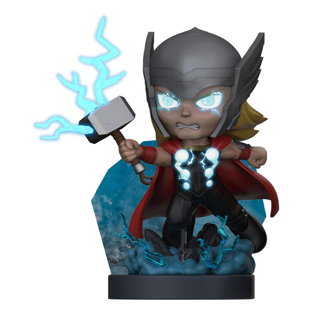 Marvel Superama Mini-Diorama Thor God Mode (Black Light) Exclusive 10 cm – Bild 2
