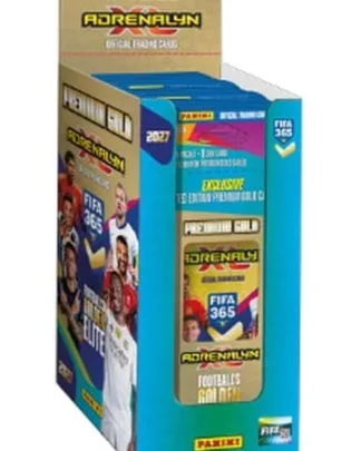 FIFA 365 Adrenalyn XL 2027 Sammelkarten Premium Gold Flow Pack Box (10)