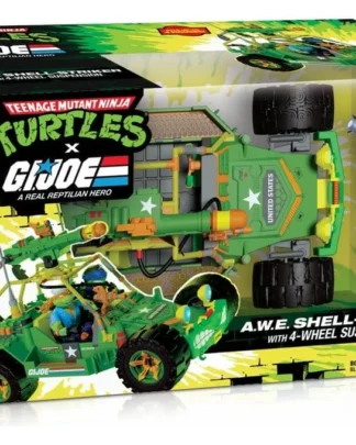 Teenage Mutant Ninja Turtles x G.I. Joe Crossover Classics Fahrzeug A.W.E. Shell-Striker mit Figur