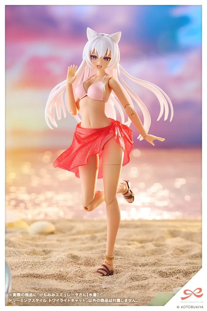 Sousaishojoteien Plastic Model Kit 1/10 Animal Ears Emulator Swim Style Dreaming Style Twilight Cat 17 cm – Bild 2