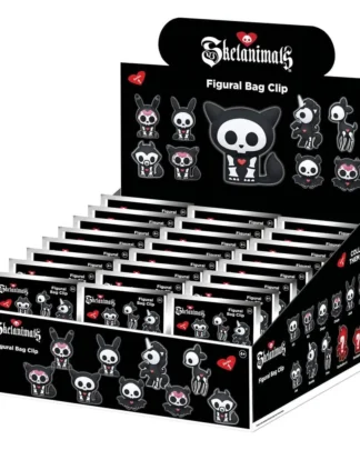 Skelanimals 3D PVC-Taschenanhänger Serie 1 Blind Bag Display (24)