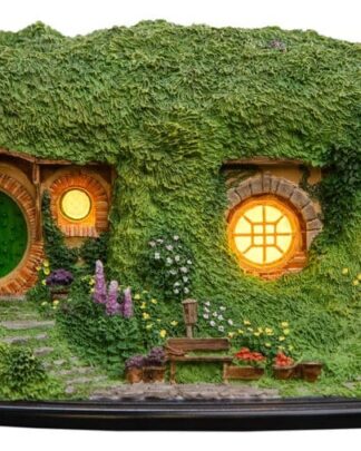 Herr der Ringe Umgebung Hobbit Hole - Bag End - Illuminated Edition 7 cm