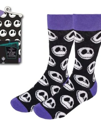 Nightmare before Christmas Socken Jack´s Face Purple 38-45