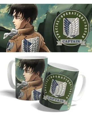 Attack on Titan Tasse Levi Squad Captain 325 ml