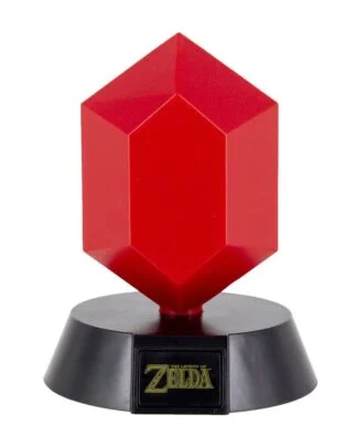 The Legend of Zelda 3D Icon Lampe Red Rupee 10 cm